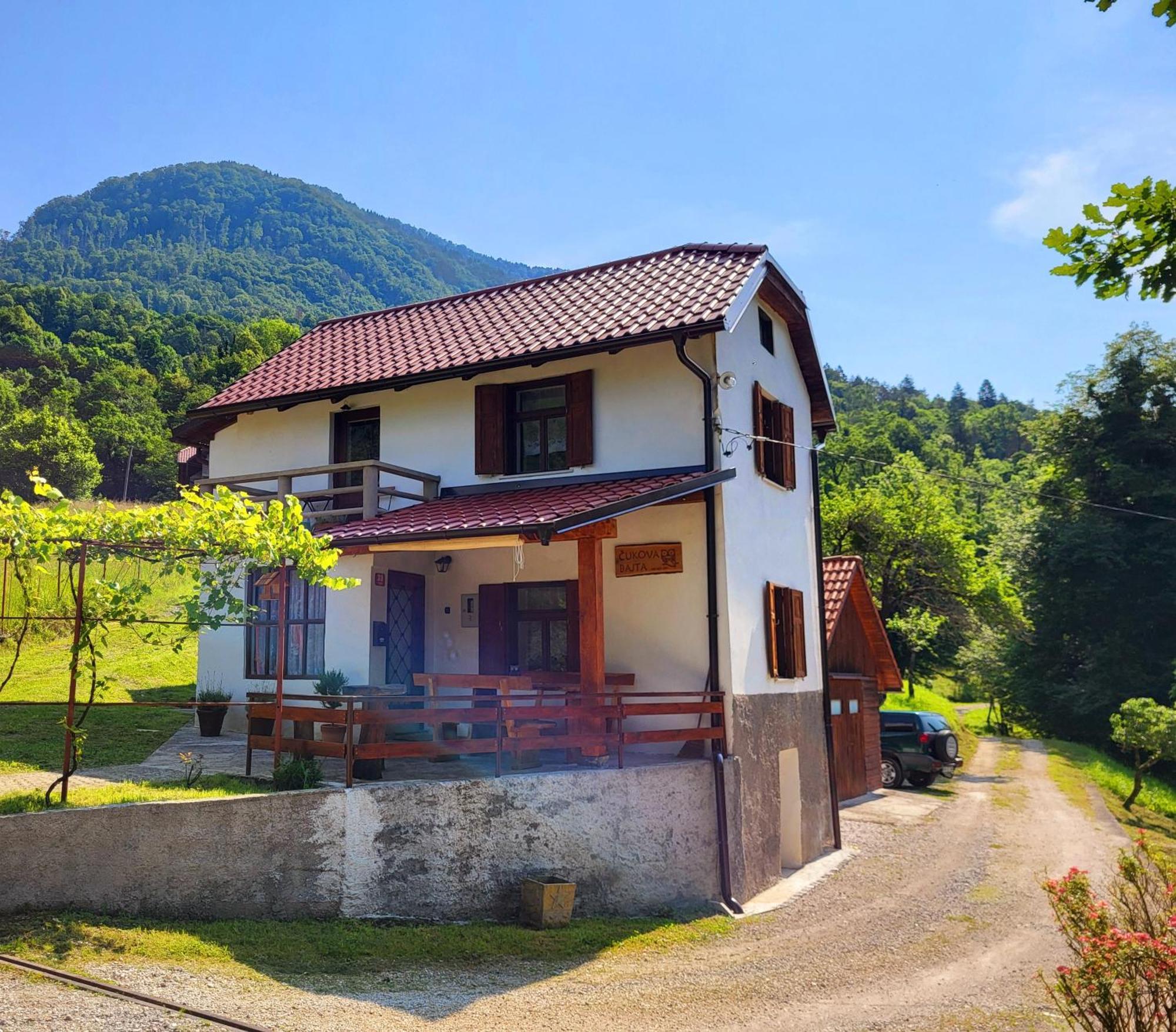 Cukova Bajta Villa Most Na Soci Luaran gambar